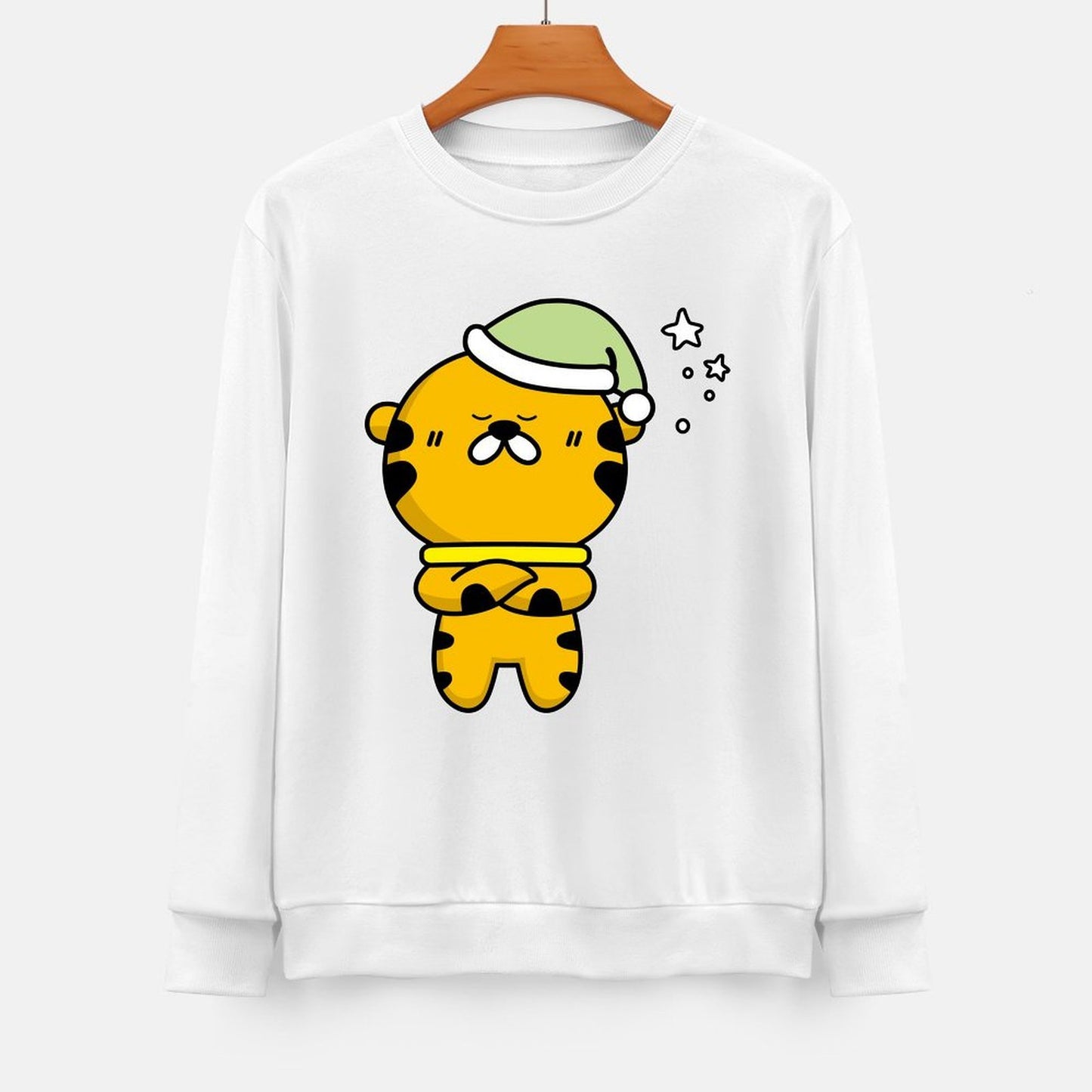 Front Patterned Long Sleeve TopHeat-Transfer SmoothWear