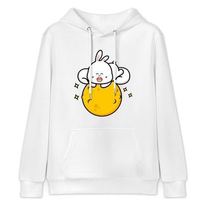 Slim Fit Neutral Front Graphic Hoodies