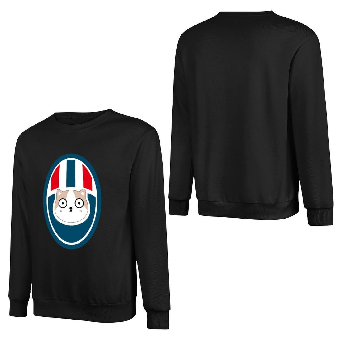 Front Patterned Long Sleeve TopAllSeason Breathable