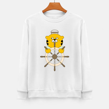 Front Patterned Long Sleeve TopStrong EssentialFit