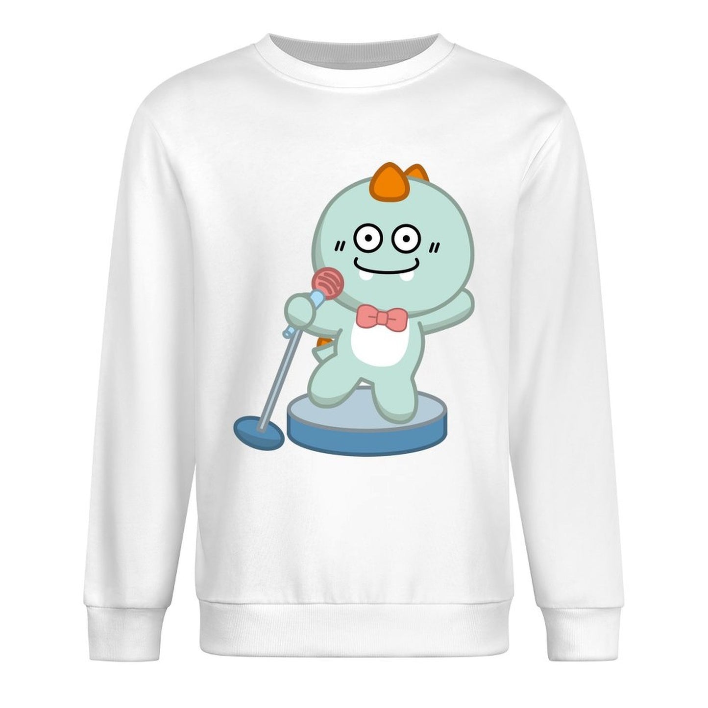 Front Patterned Long Sleeve TopCotton Printing