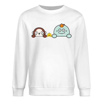 Front Patterned Long Sleeve TopBatch-Printed YearRound