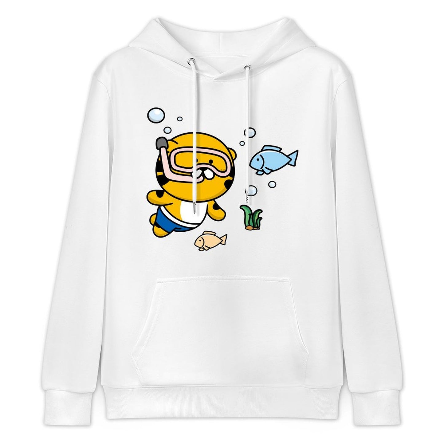 Vintage Logo-Ready Front Graphic Hoodies