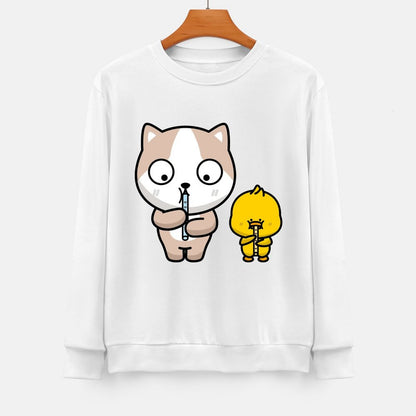 Front Patterned Long Sleeve TopEco-Conscious RegularFit