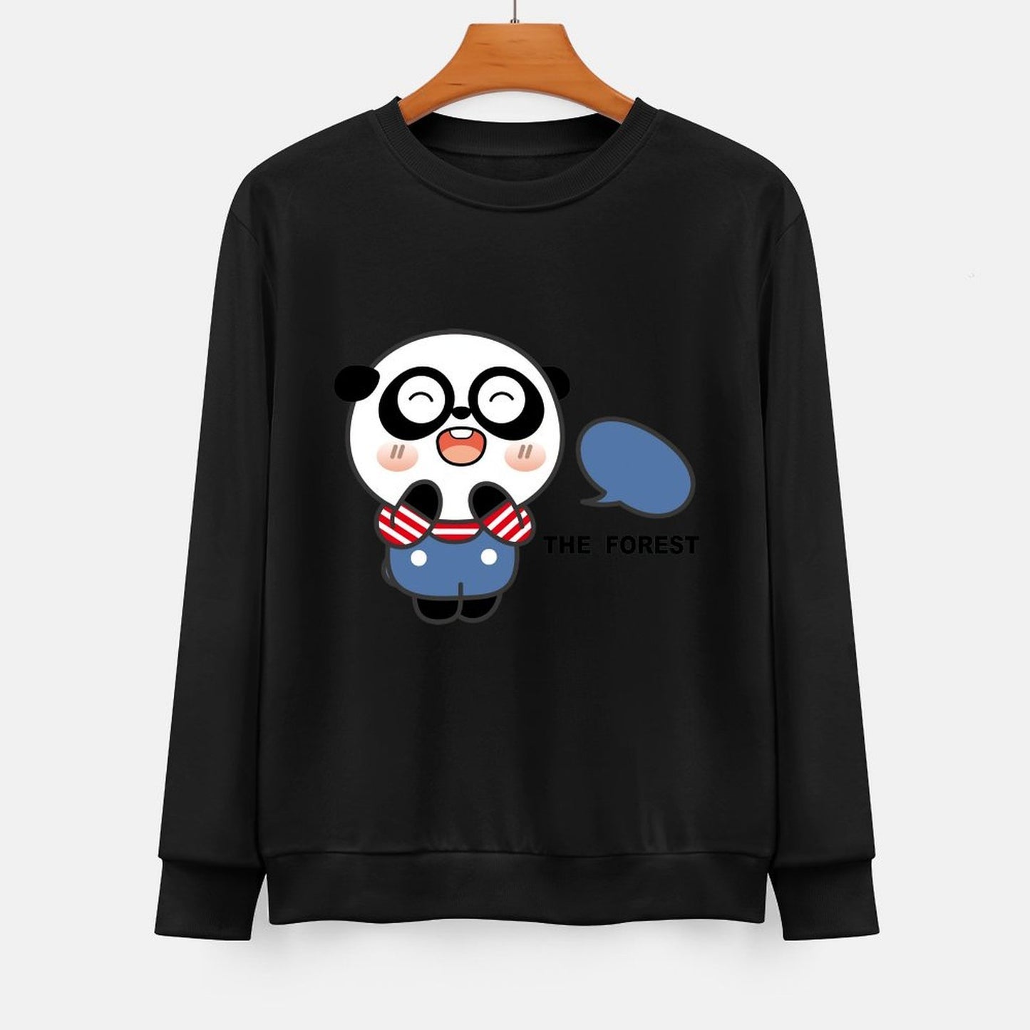 Front Patterned Long Sleeve TopSoftWear Breathable