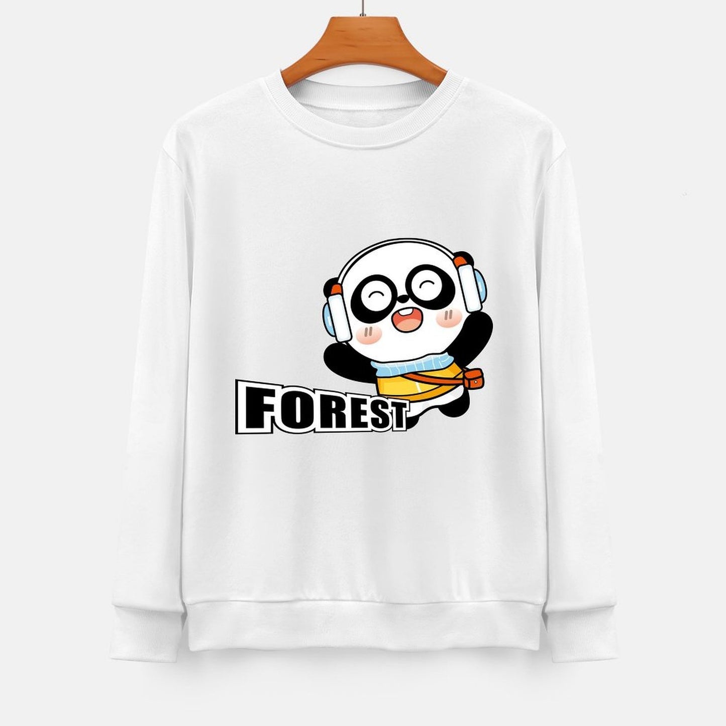 Front Patterned Long Sleeve TopDurable Pocket Tee