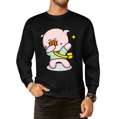 Front Patterned Long Sleeve TopTear-Resistant Fresh