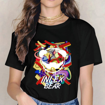 Inlex Bear T-shirtsHigh-Quality Heat-Transfer T-Shirt