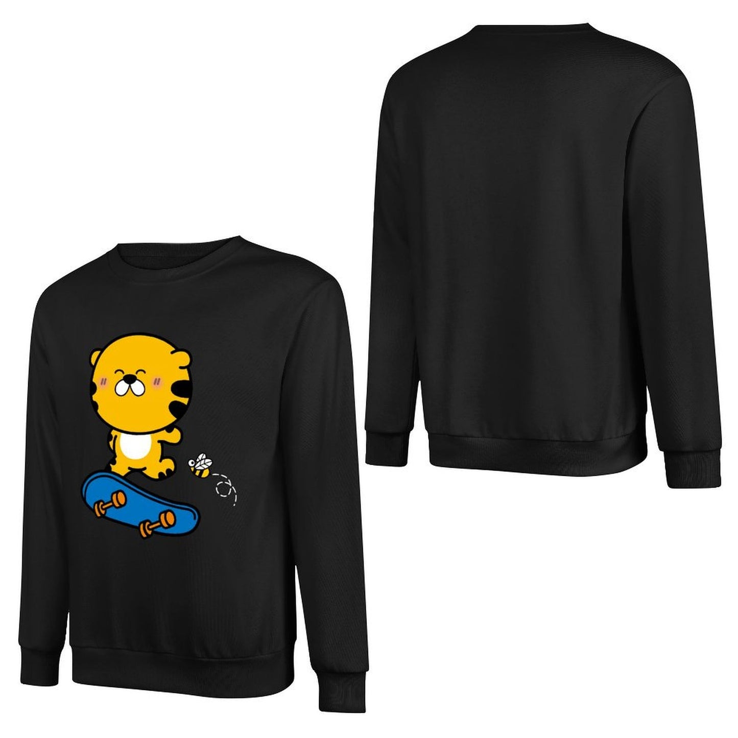 Front Patterned Long Sleeve TopEssential SoftWear