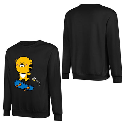 Front Patterned Long Sleeve TopEssential SoftWear