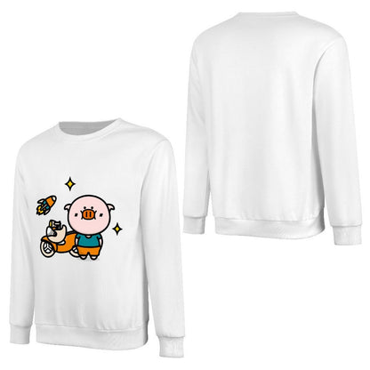 Front Patterned Long Sleeve TopChill Shrink-Resistant