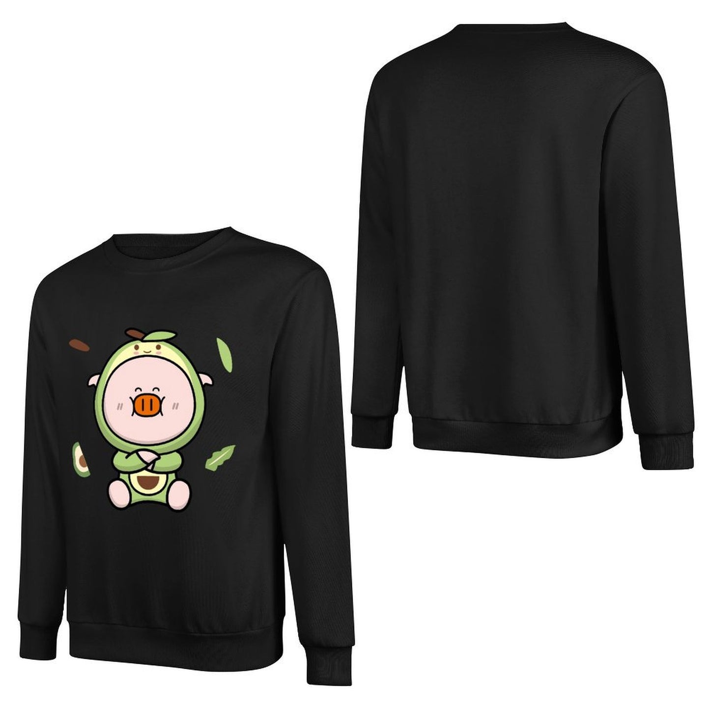 Front Patterned Long Sleeve Top CityStyle Smooth