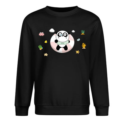 Front Patterned Long Sleeve TopSoft Easy-Care