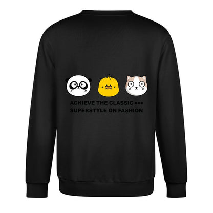 Crew Neck Long Sleeve Sweatshirt 4000670