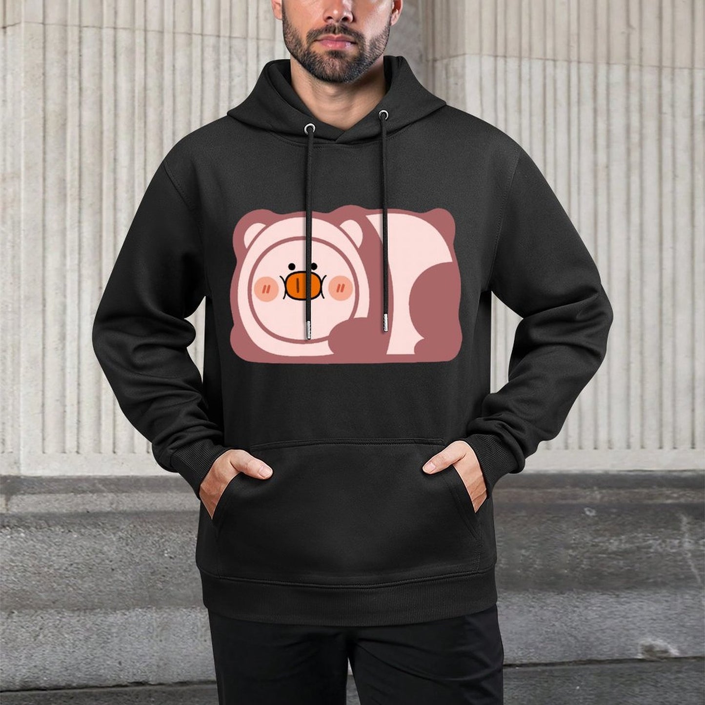 Front Graphic HoodiesEasy-Care Crisp Print