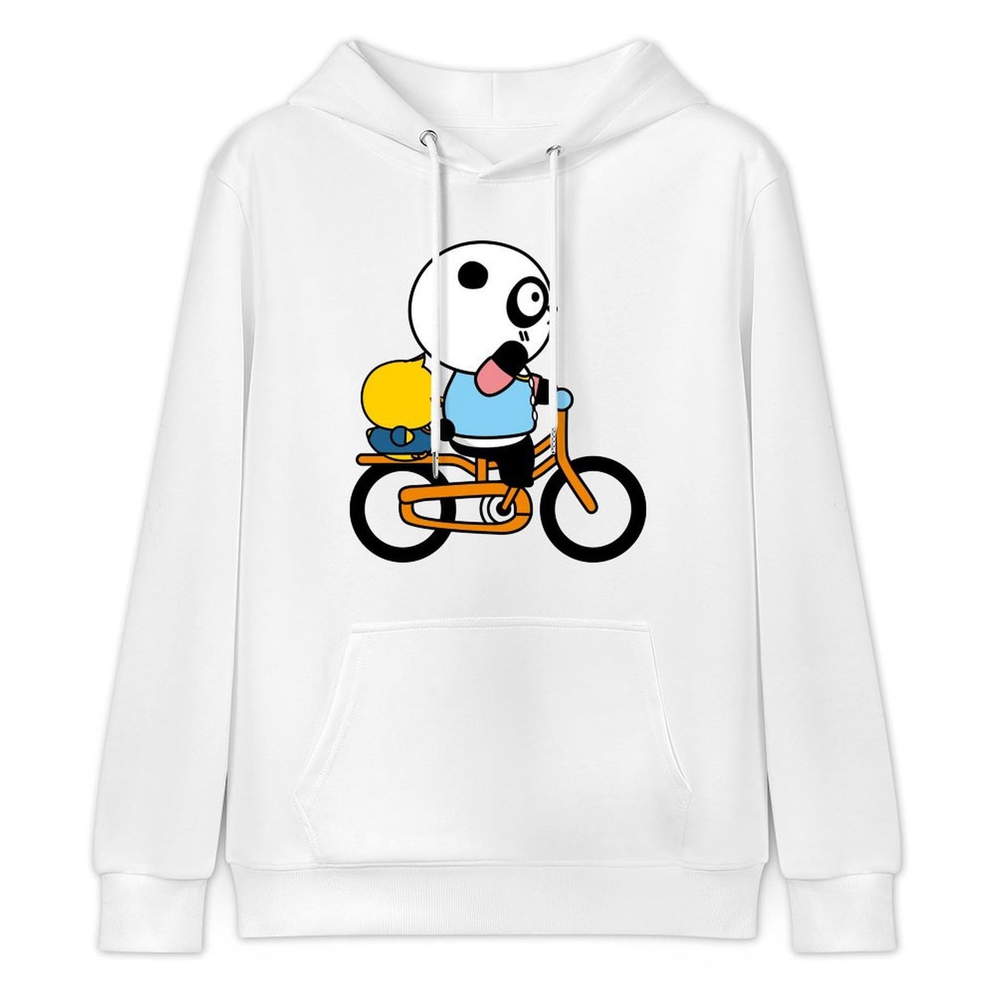 Crewneck Fade-Proof Front Graphic Hoodies