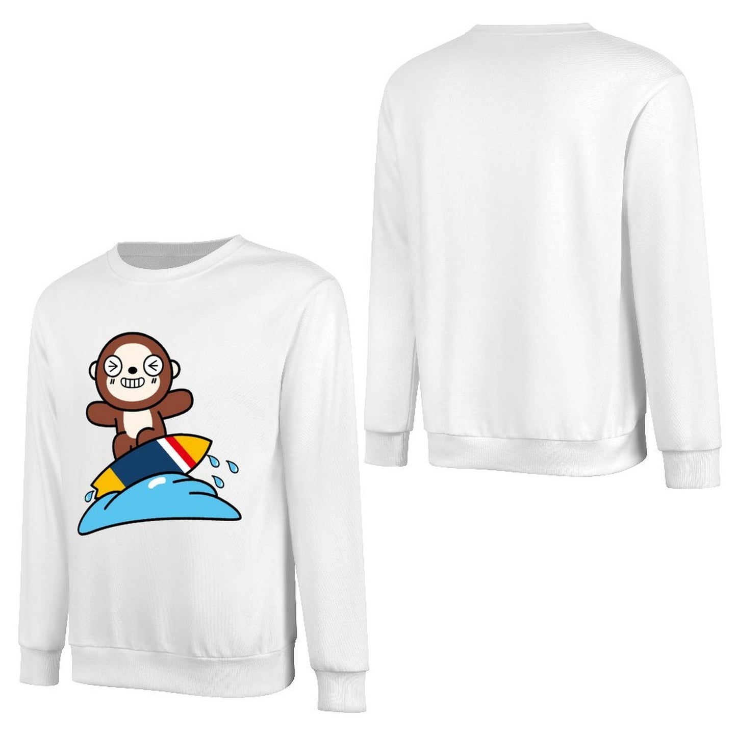 Front Patterned Long Sleeve TopOutdoor Fresh