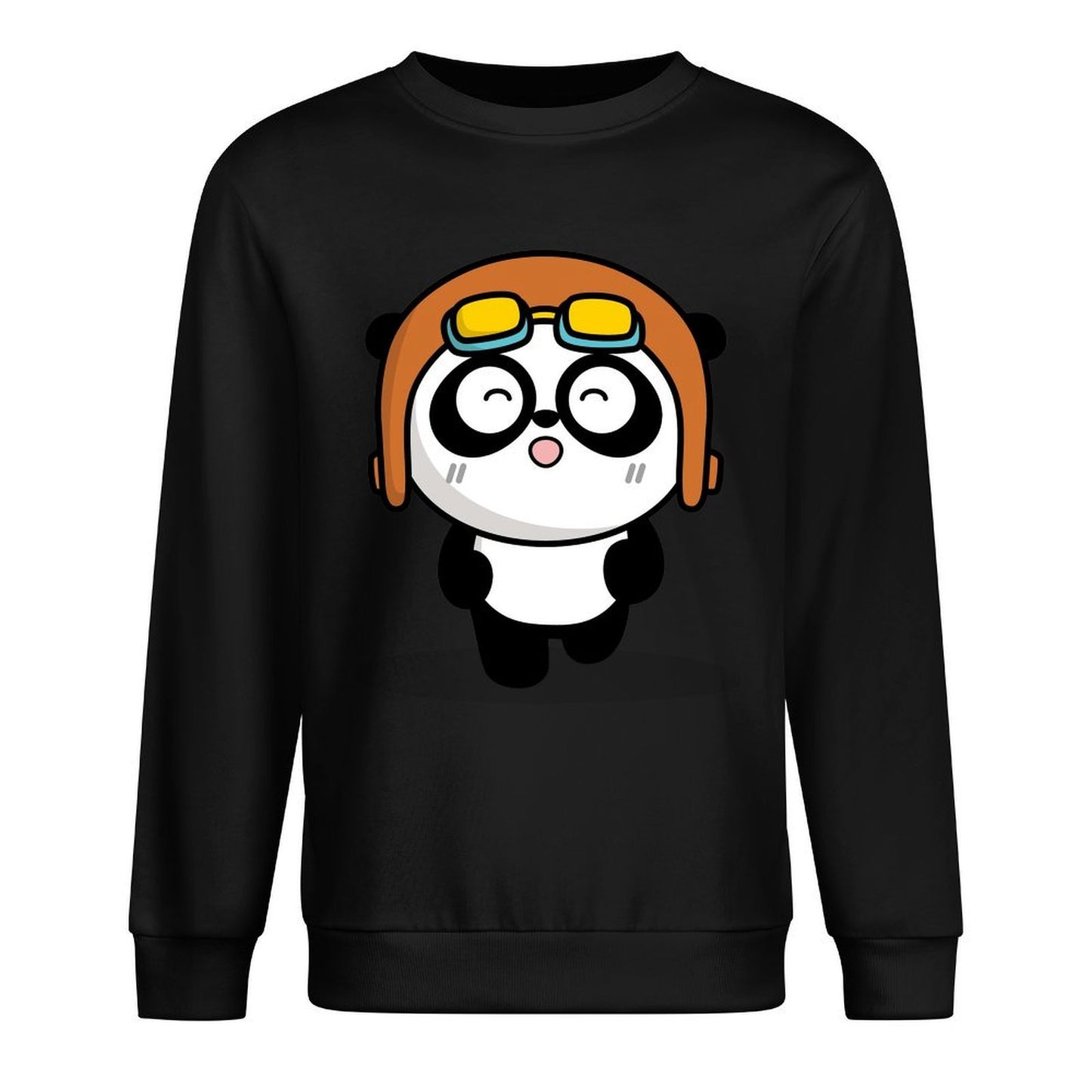 Front Patterned Long Sleeve TopFade-Proof StreetStyle