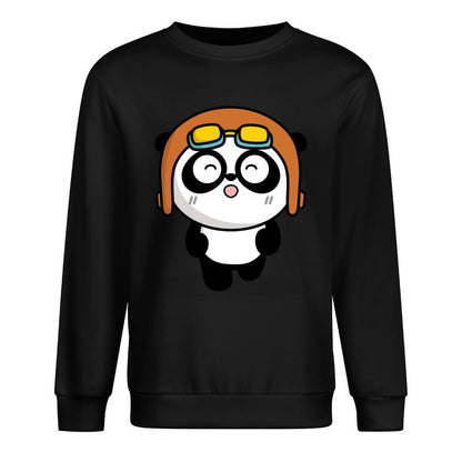 Front Patterned Long Sleeve TopFade-Proof StreetStyle