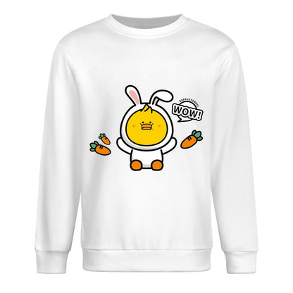 Front Patterned Long Sleeve TopDurable PureStyle