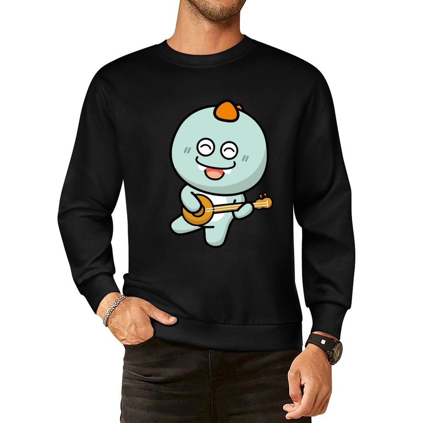 IPBR 250g Crew Neck Long Sleeve Sweatshirt Front GraphicCrew Neck Long Sleeve Sweatshirt4000327