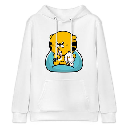 Midweight RegularFit Front Graphic Hoodies