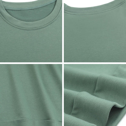 240g Crew Neck Sweatshirt - Gray-Green
