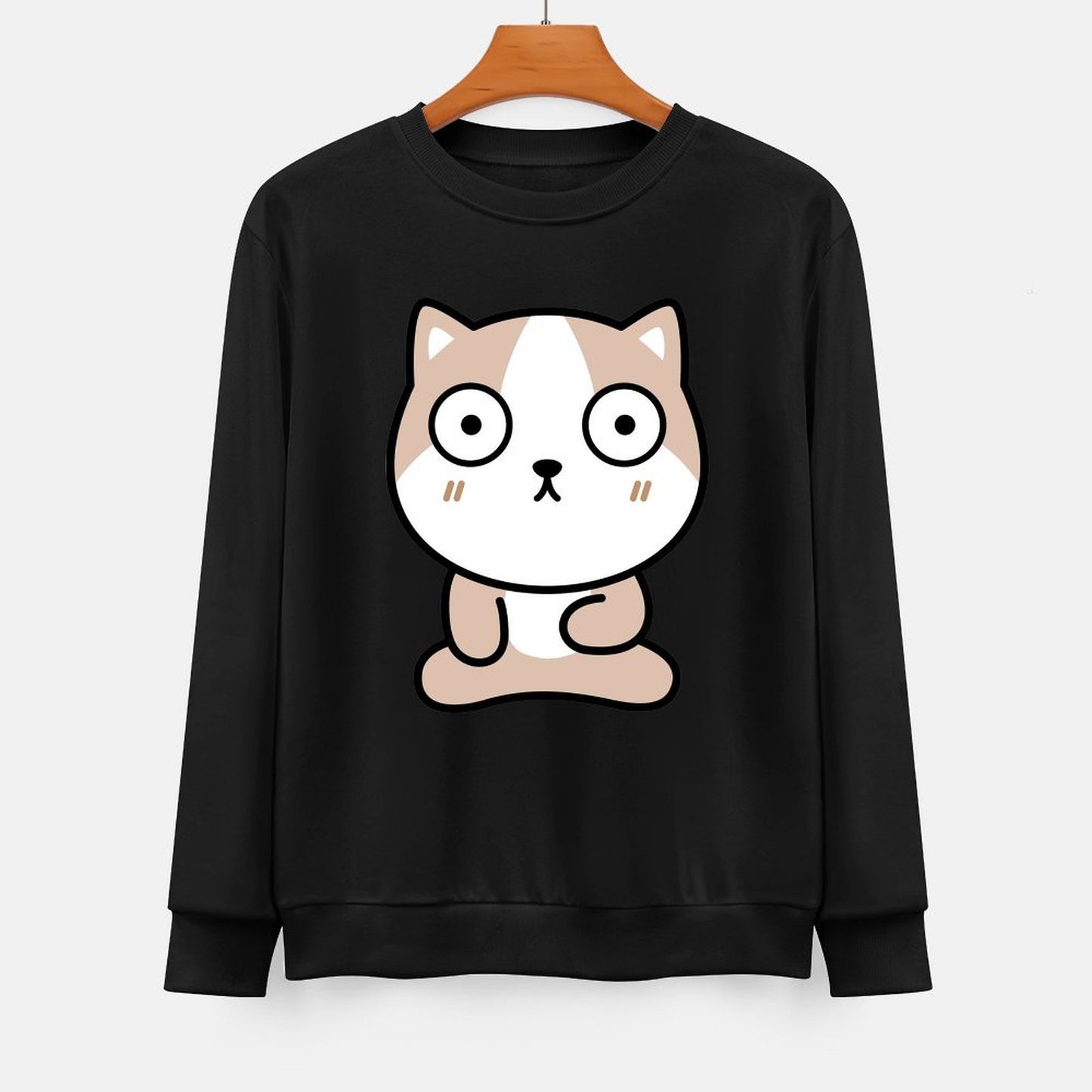  Front Patterned Long Sleeve TopClassicStyle Clean