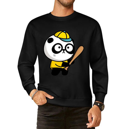 Front Patterned Long Sleeve TopTear-Resistant Neutral