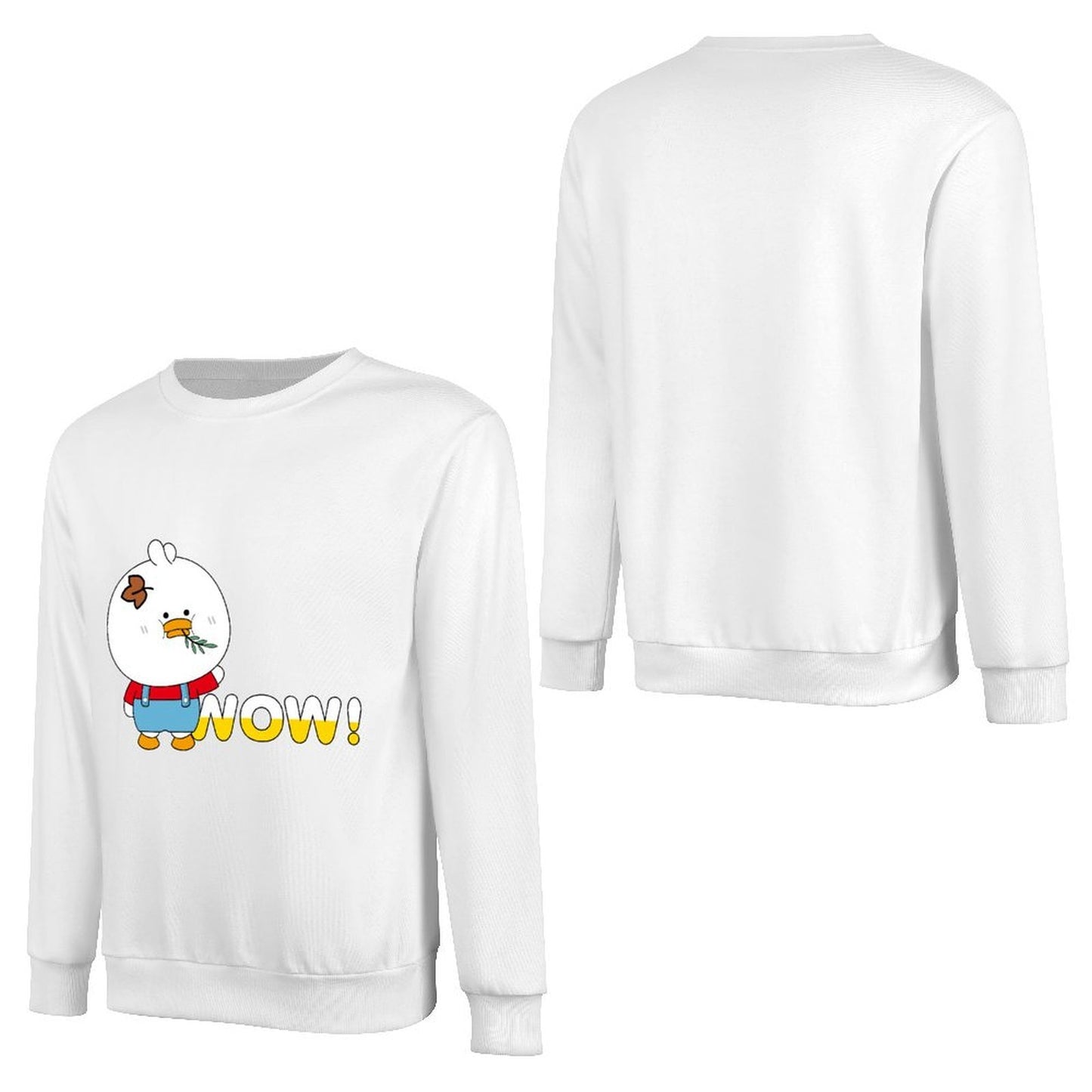 Front Patterned Long Sleeve TopClassicFit ComfortLine