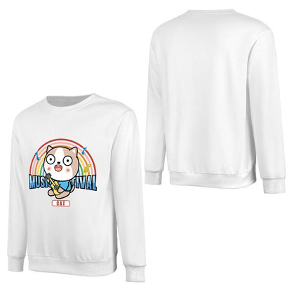 Front Patterned Long Sleeve TopBold Sleek