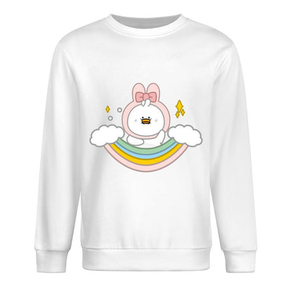 Front Patterned Long Sleeve TopClean Casual