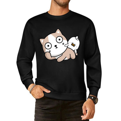 Front Patterned Long Sleeve TopRelaxed RegularFit