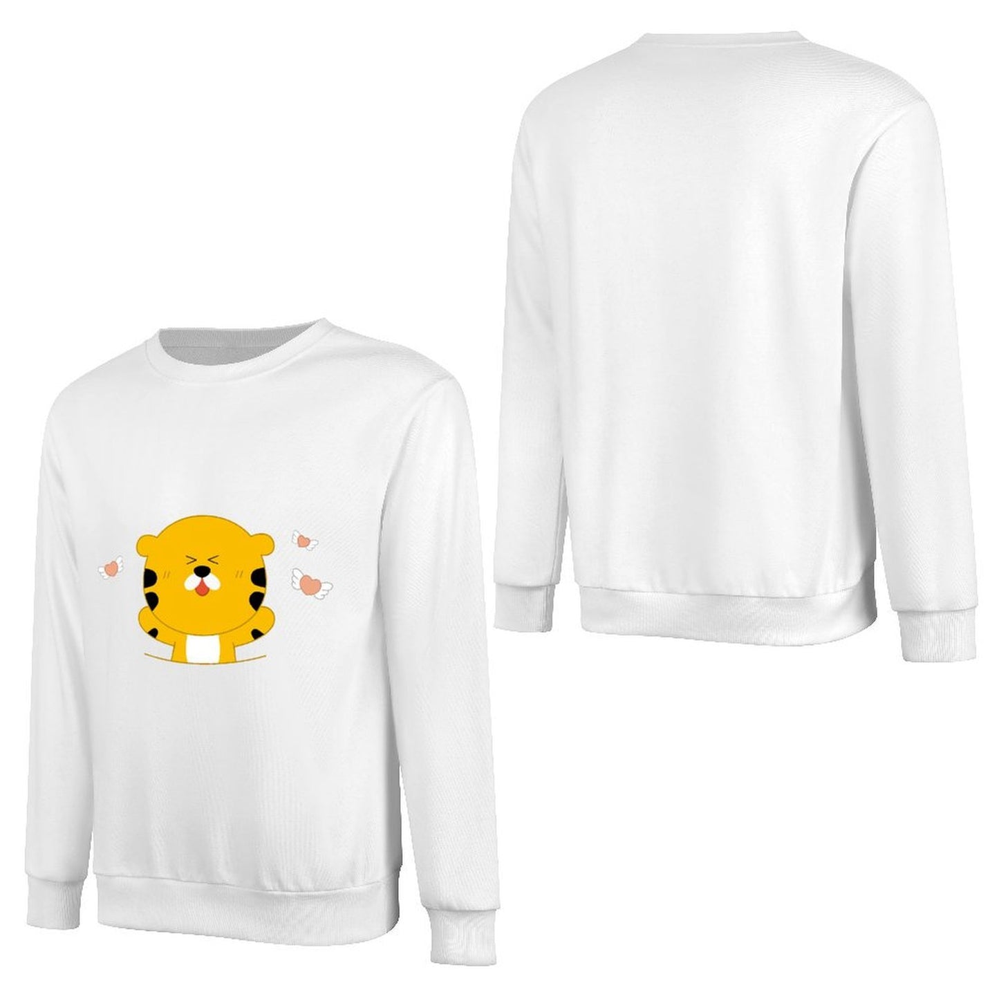 Front Patterned Long Sleeve TopFitted Street