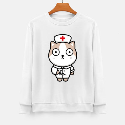 Front Patterned Long Sleeve TopRelaxFit Heritage