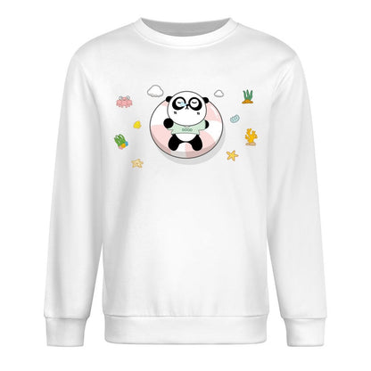 Front Patterned Long Sleeve TopSoft Easy-Care