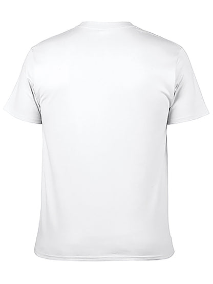 Custom adult heat transfer short-sleeved T-shirts white