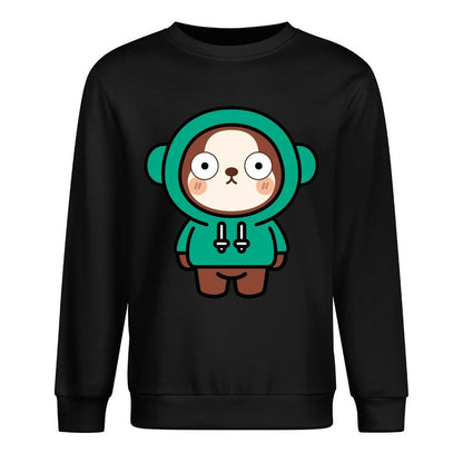 Front Patterned Long Sleeve TopNeutral Street