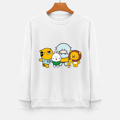 Front Patterned Long Sleeve TopEverydayWear Unisex