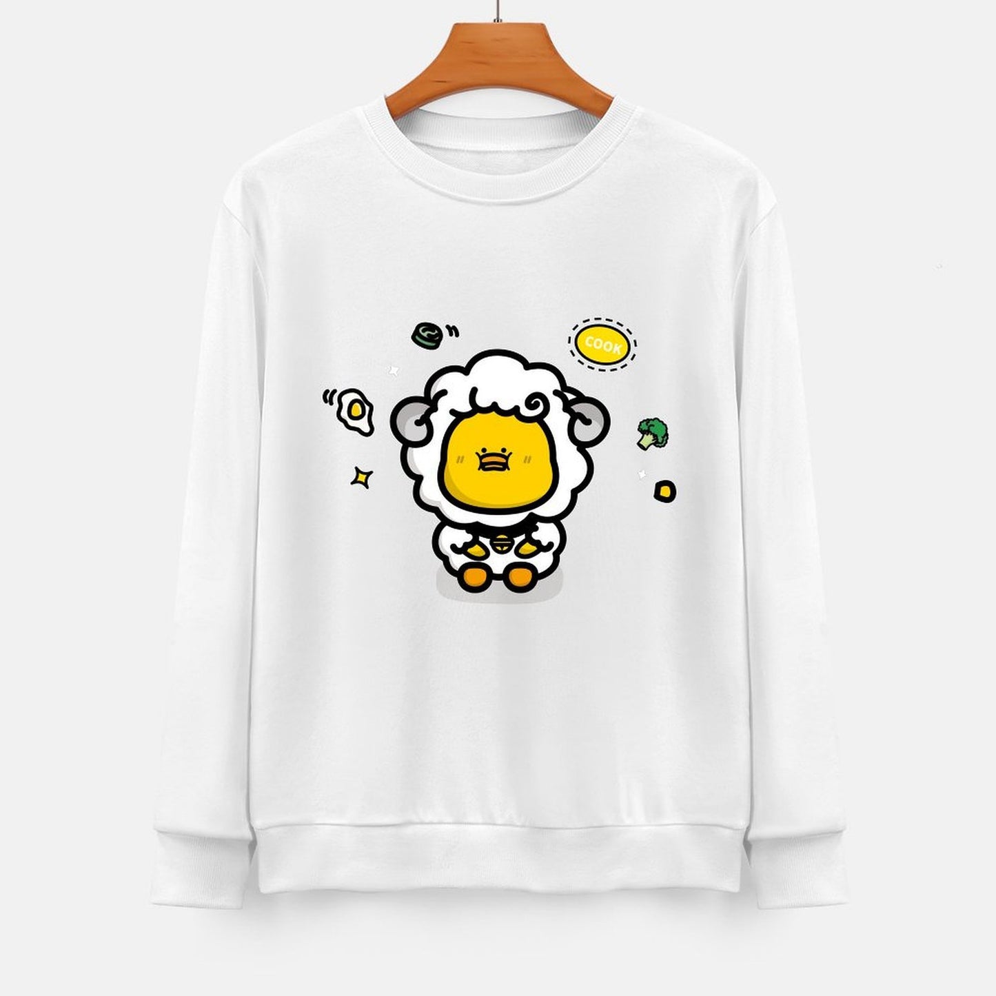 Front Patterned Long Sleeve TopLifestyleLine ComfortLine