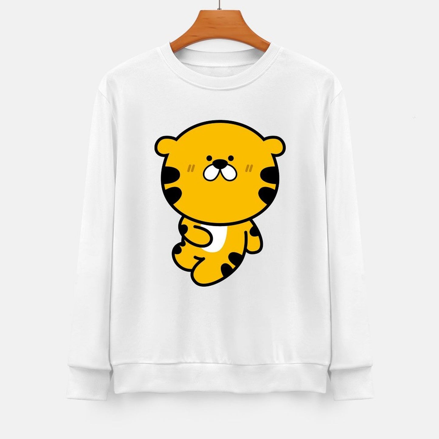 Front Patterned Long Sleeve TopRetro Sleek