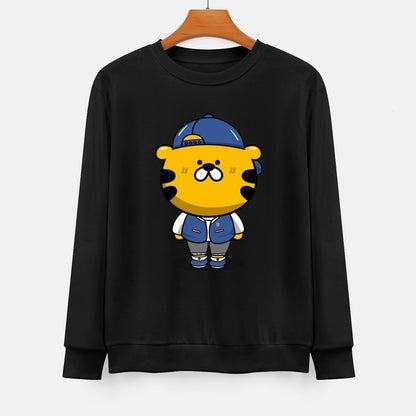 Front Patterned Long Sleeve TopClean Edges Breathable