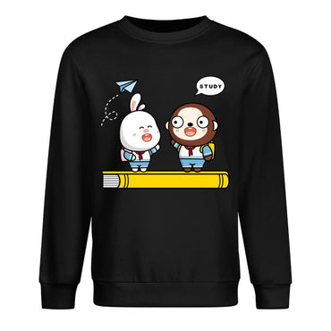 Front Patterned Long Sleeve TopComfortSeries Soft-Touch