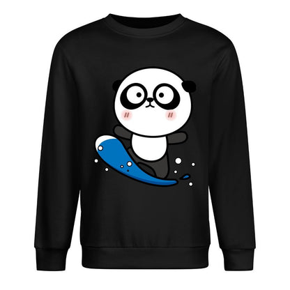 Front Patterned Long Sleeve TopEco-Conscious Relaxed