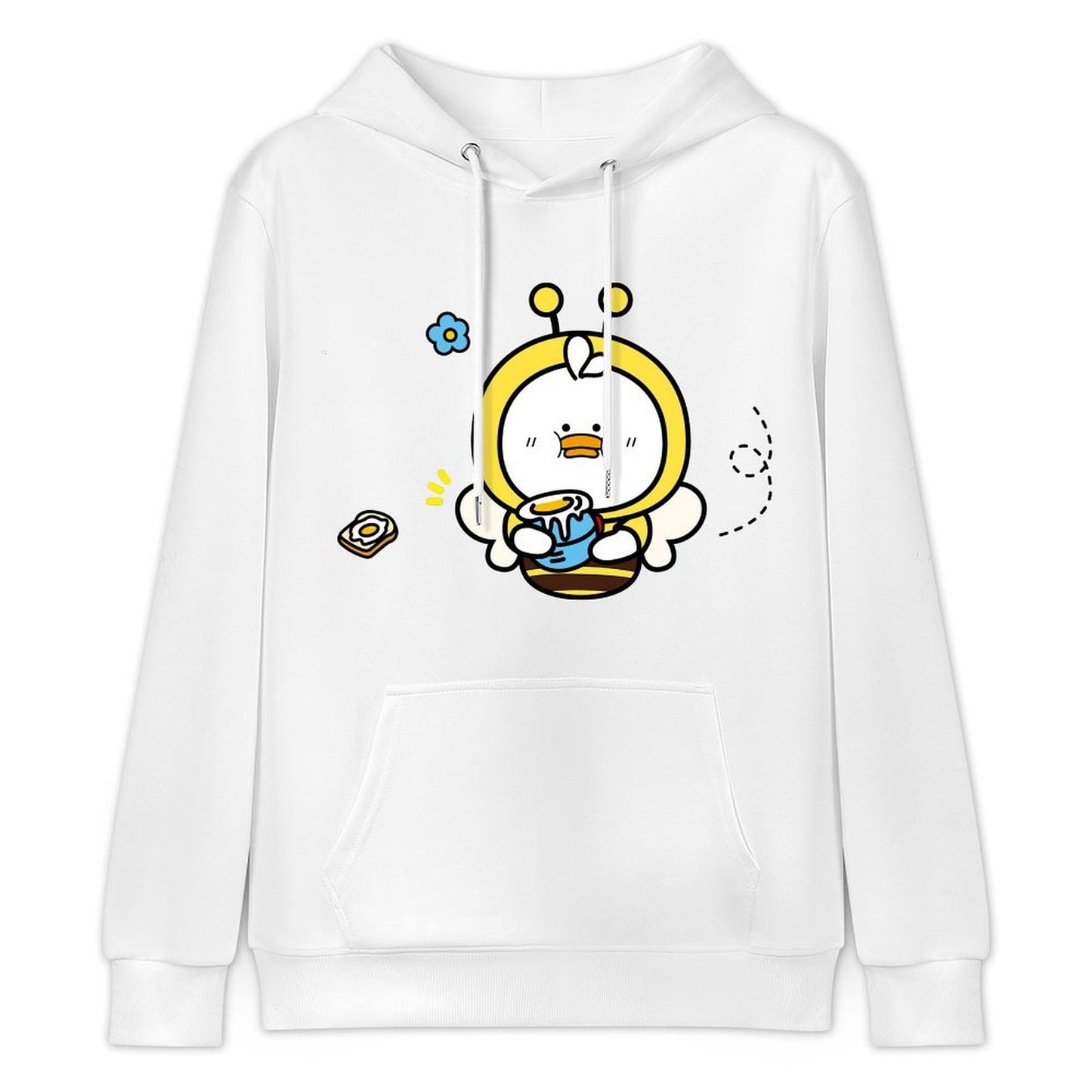 Soft-Touch Lightweight Front Graphic Hoodies