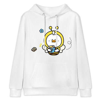 Soft-Touch Lightweight Front Graphic Hoodies