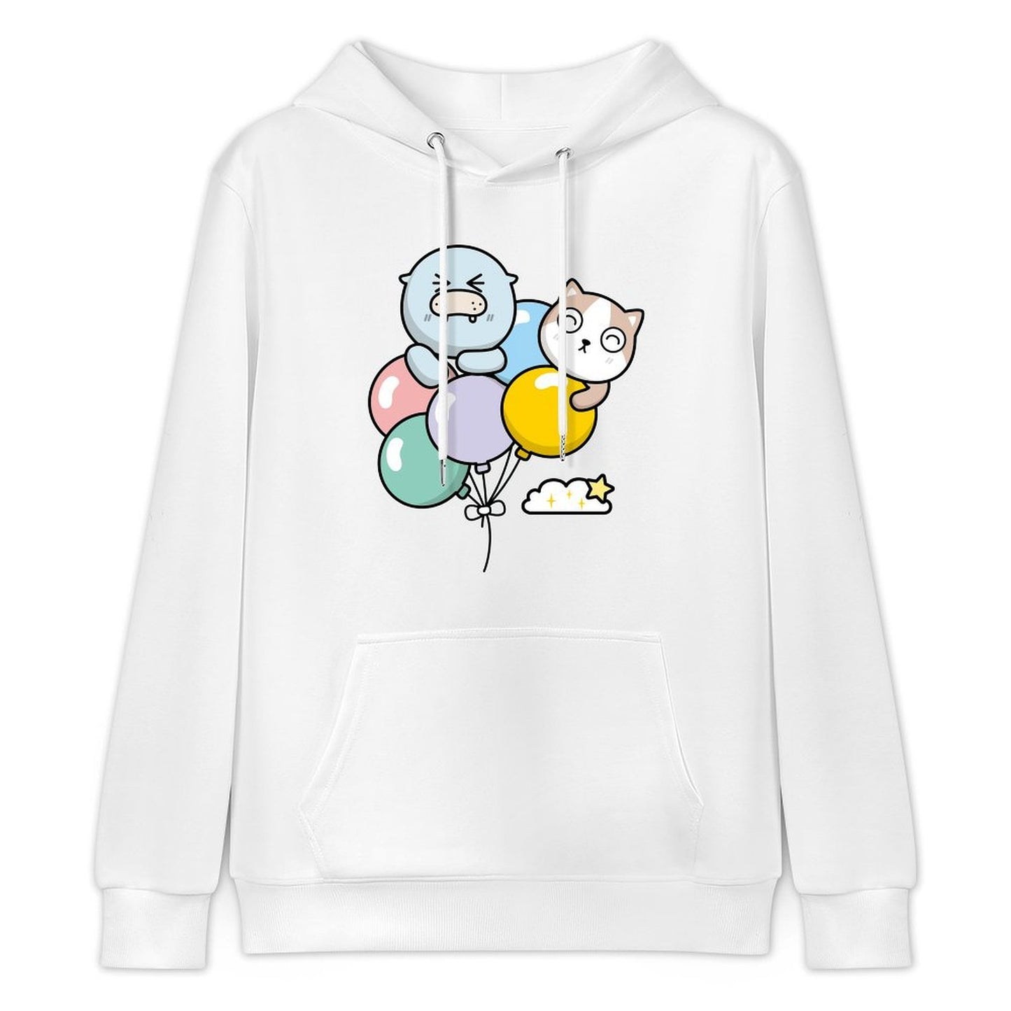 Colorfast Sharp Front Graphic Hoodies