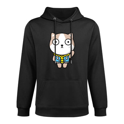 Crisp Print Slim Fit Front Graphic Hoodies