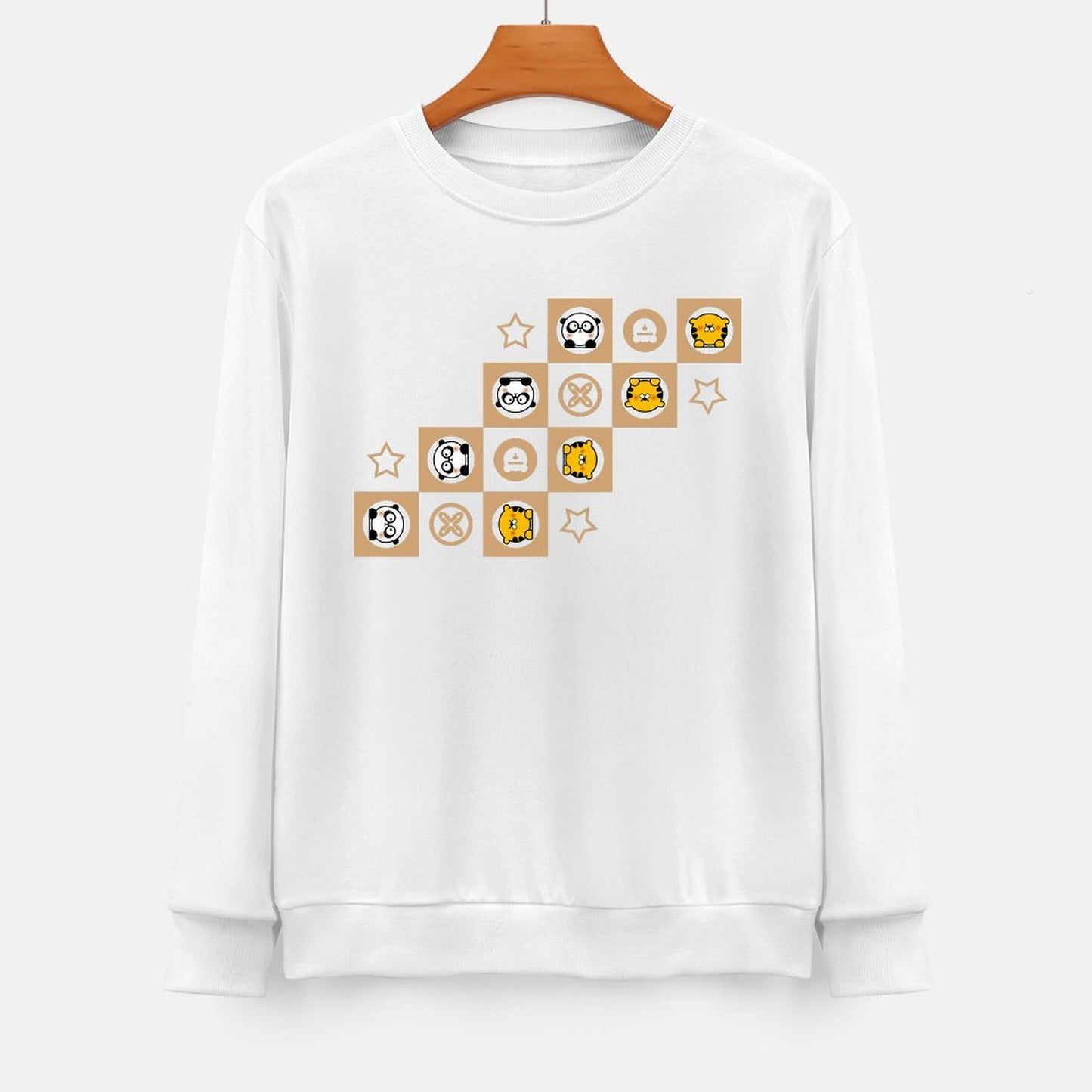 Front Patterned Long Sleeve TopClassicLine Series