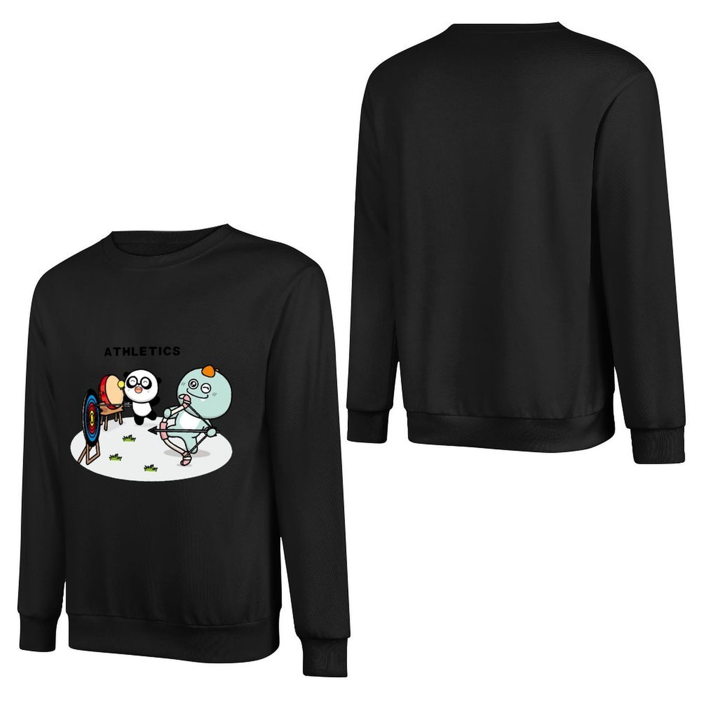 Front Patterned Long Sleeve TopMinimal Recycled